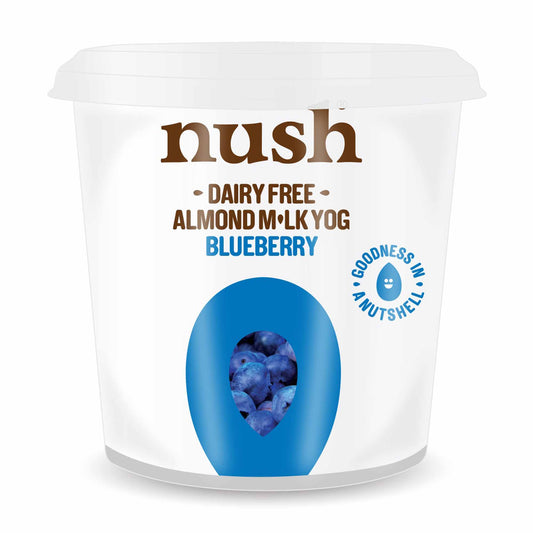 NUSH Almond Milk Yoghurt - Blueberry 350g