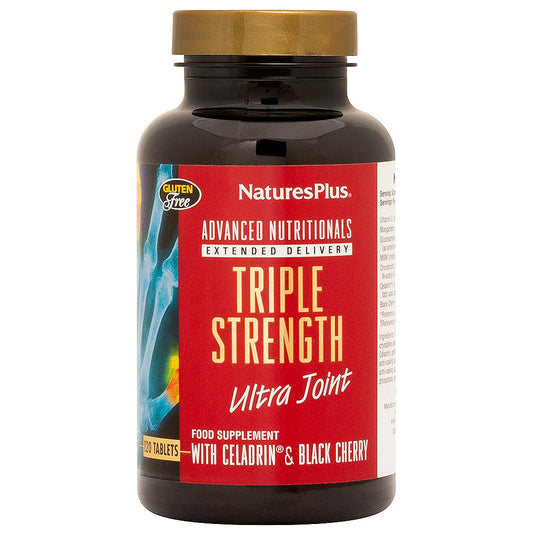 Nature's Plus Triple Strength Ultra Joint Food Supplement with Celadrin & Black Cherry 120 tabs