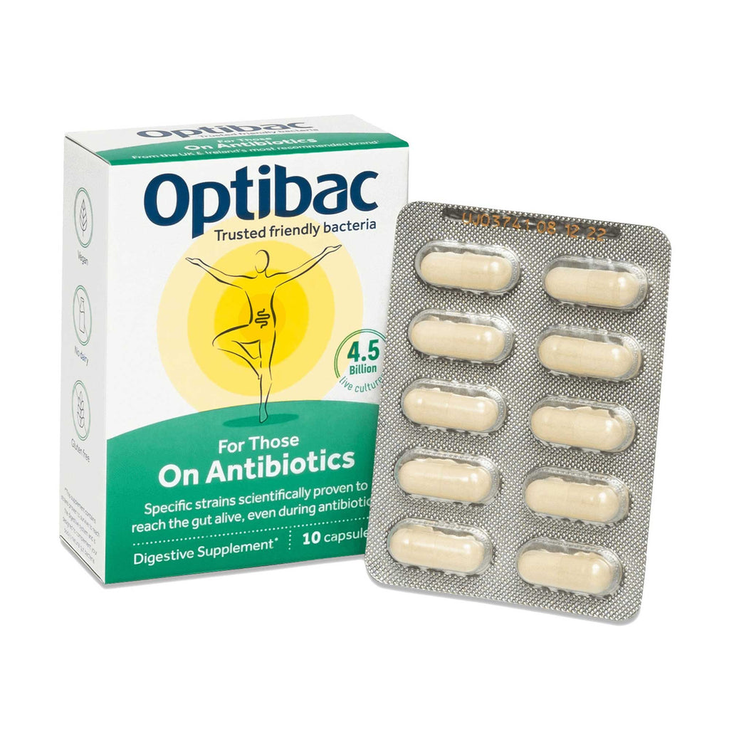 Optibac Probiotics For those on antibiotics 10 caps