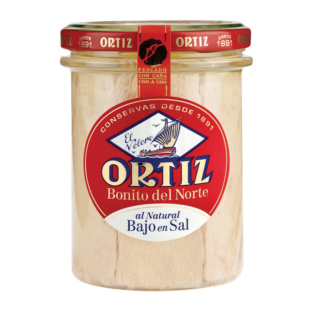 Ortiz Bonito Tuna Fillets in Spring Water (Low Salt) 220g