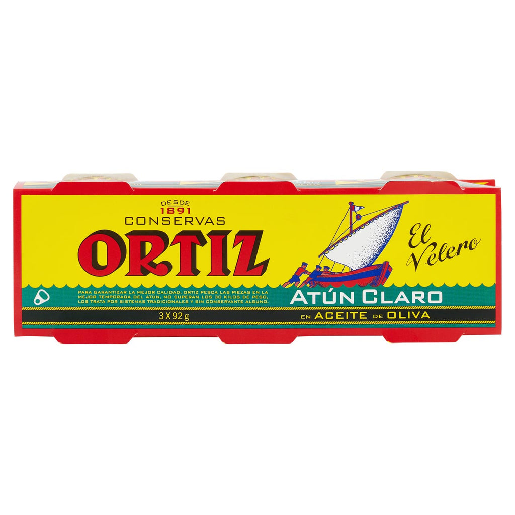 Ortiz Yellowfin Tuna in Olive Oil 3x92g