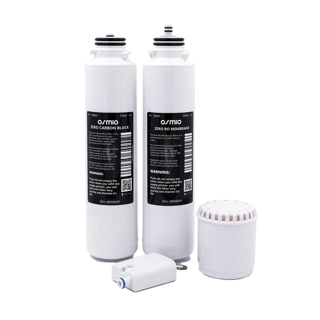 Osmio Zero Reverse Osmosis Replacement Filters Pack Each