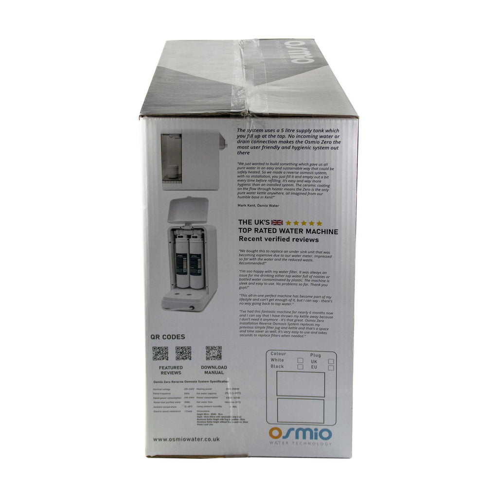 Osmio Zero Reverse Osmosis System (White) Each