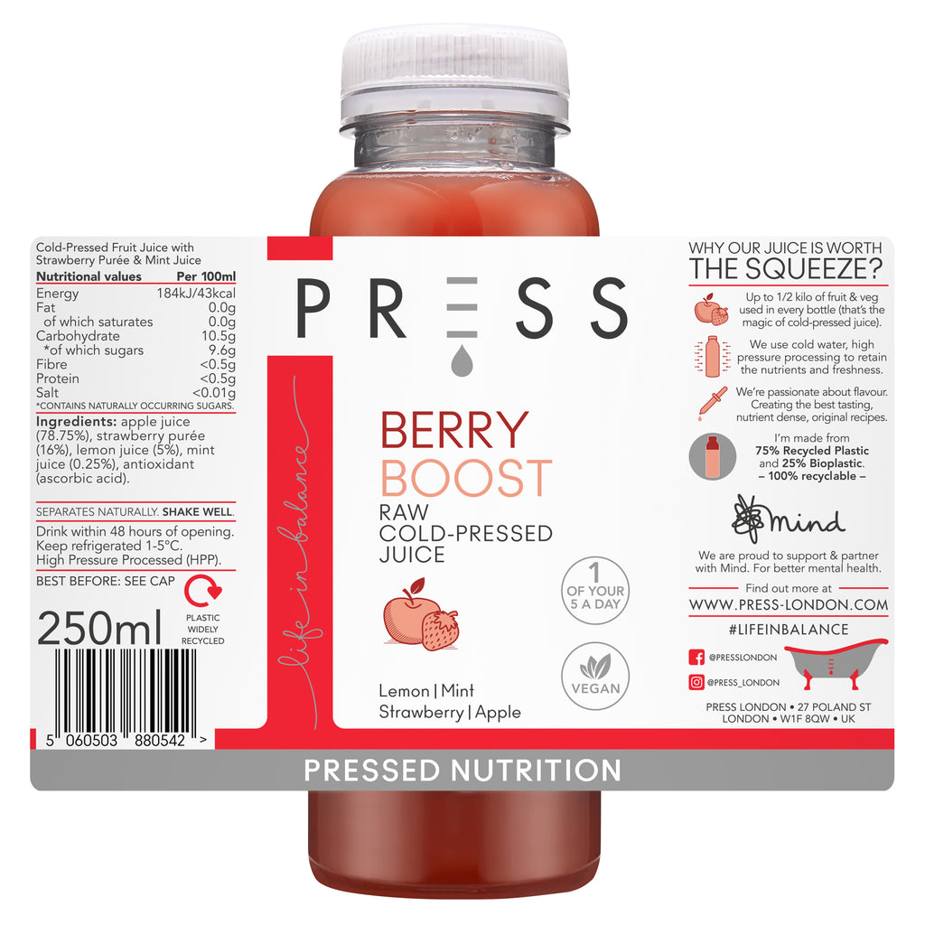 PRESS Berry Boost 250ml