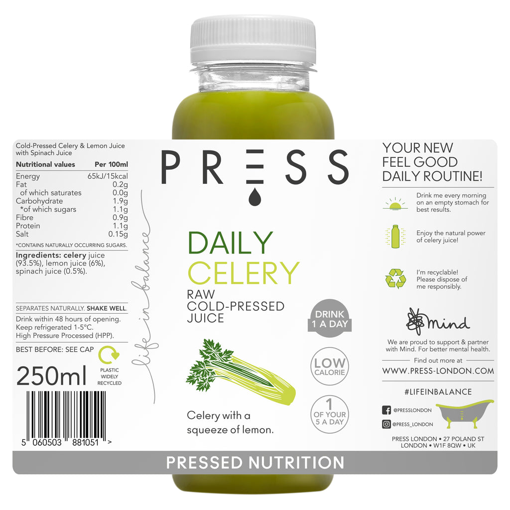 PRESS Daily Celery 250ml