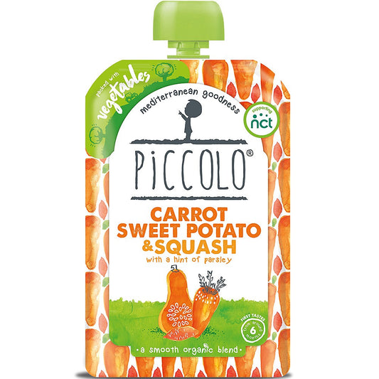 Piccolo Carrot & Sweet Potato with Parsley 100g