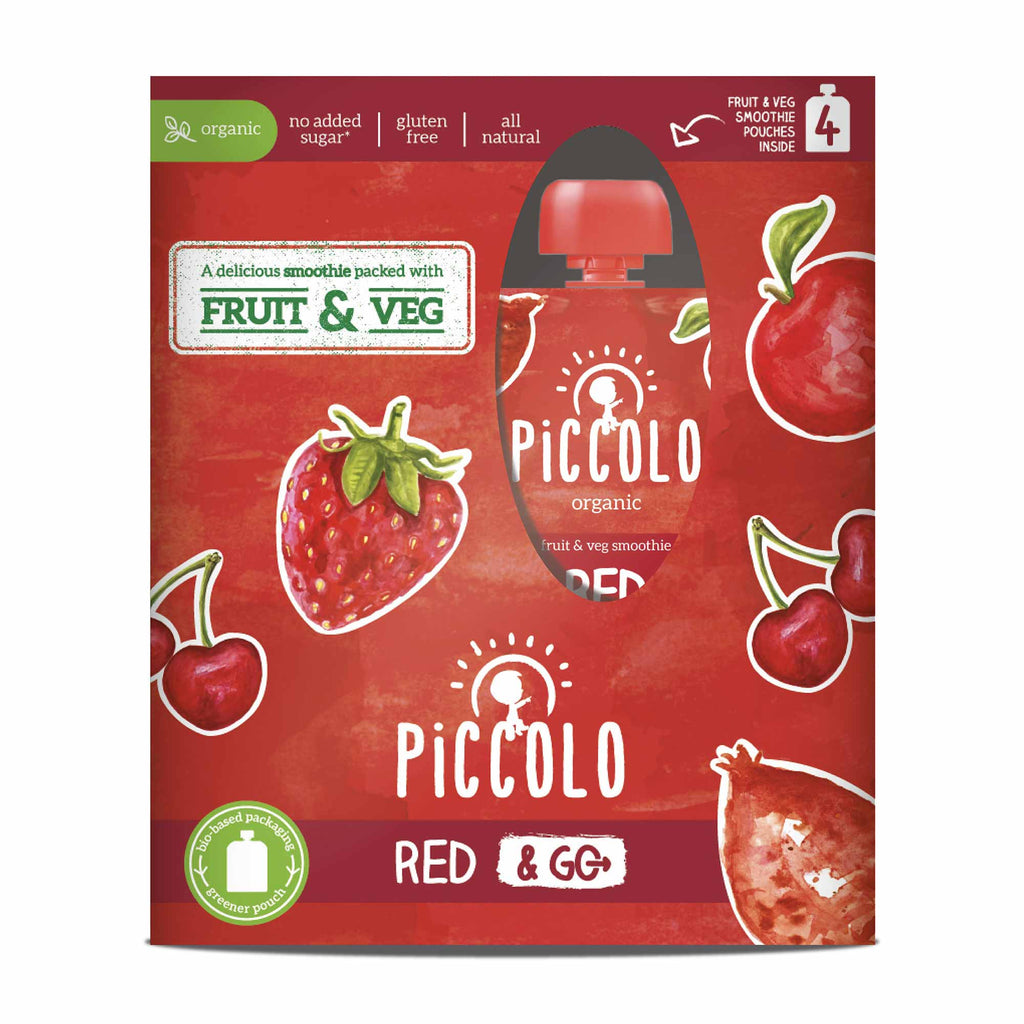 Piccolo Red & Go Fruit & Veg Multipack 360g