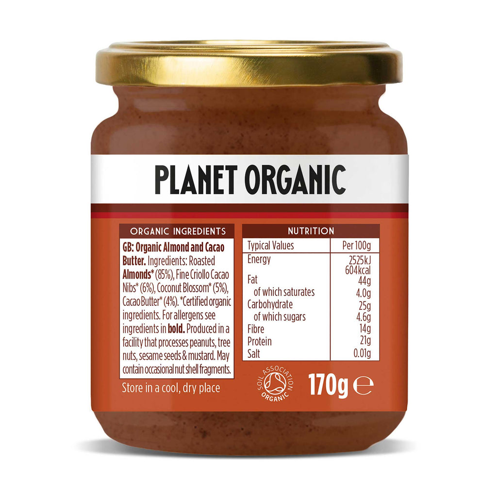 Planet Organic Almond and Cacao butter 170g