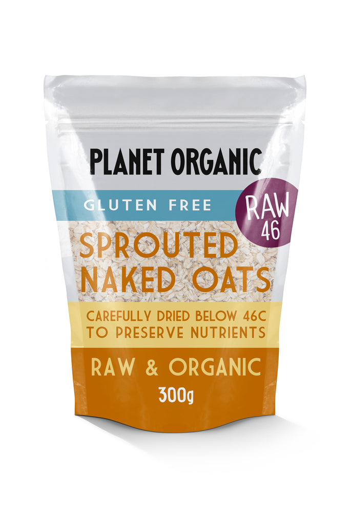 Planet Organic Sprouted Rolled Naked Oats 300g