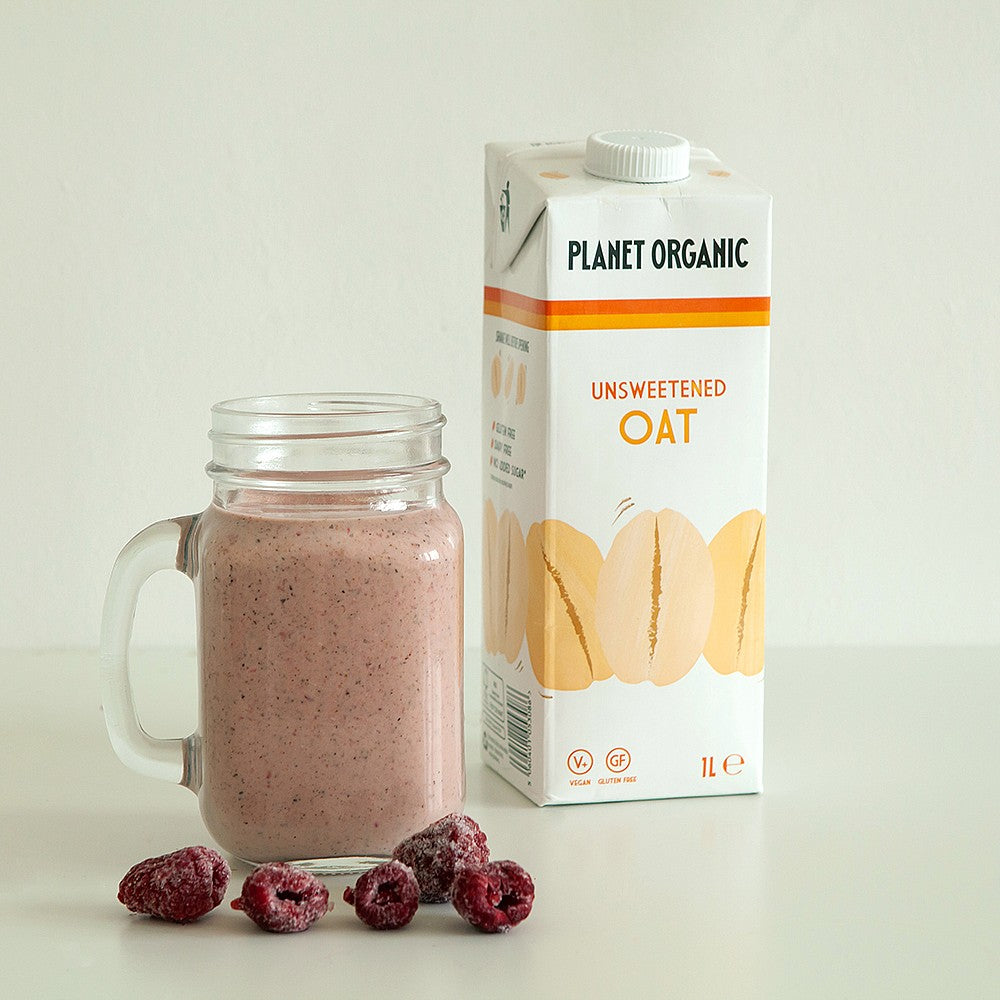 Planet Organic Unsweetened Gluten-Free 14% Oat Drink 1L