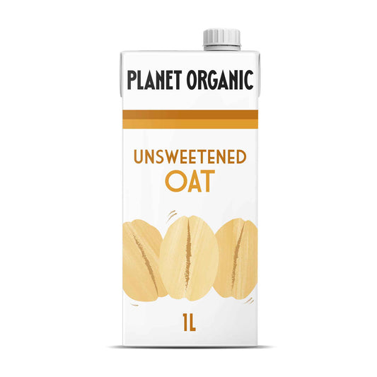 Planet Organic Unsweetened Gluten-Free 14% Oat Drink 1L