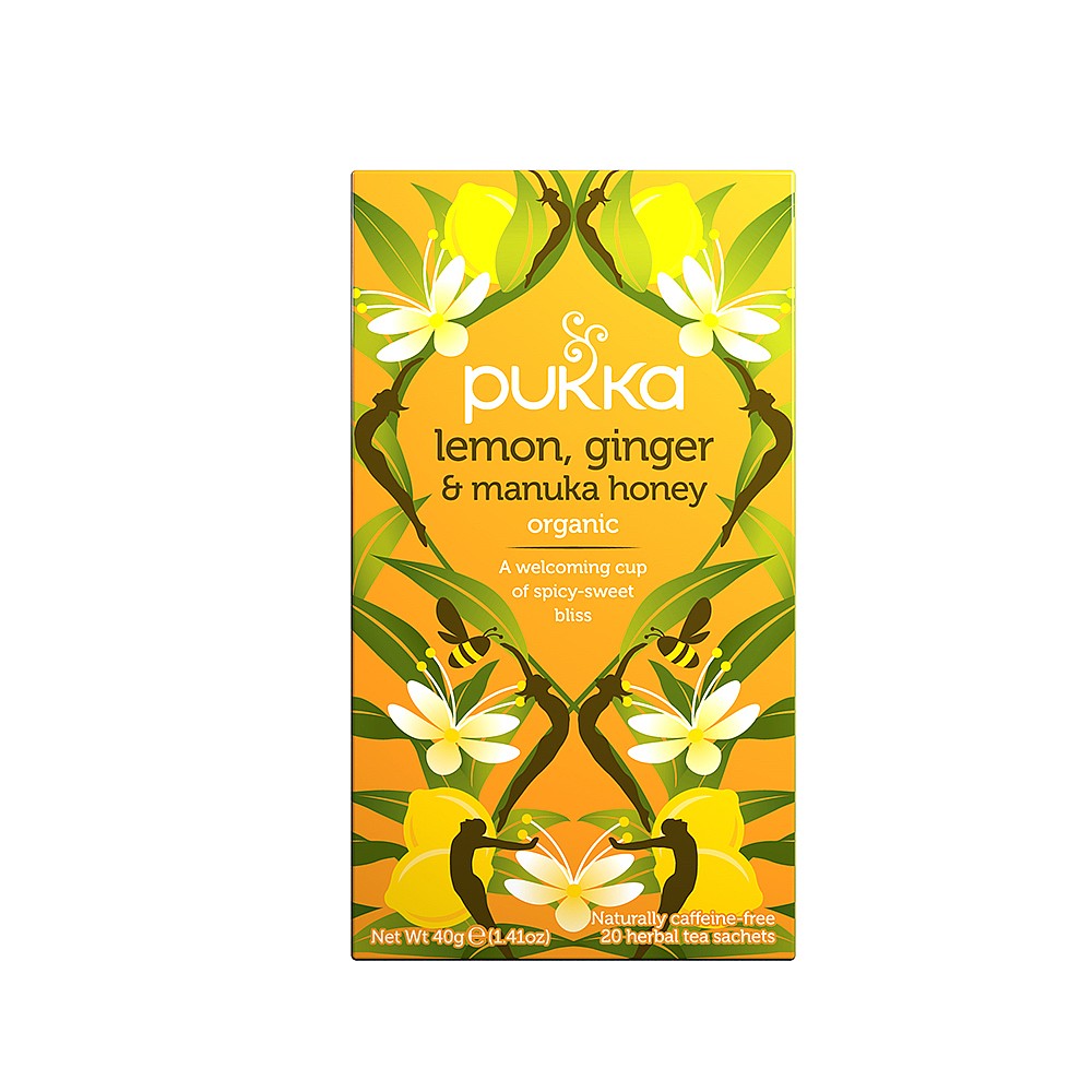 Pukka Lemon, Ginger & Manuka Honey Tea 20 Bags