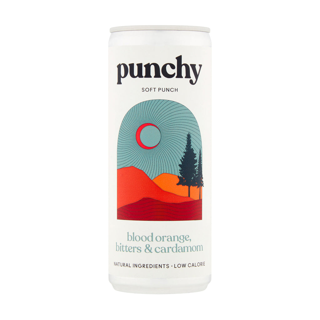 Punchy Drinks Blood Orange, Bitters & Cardamom 250ml