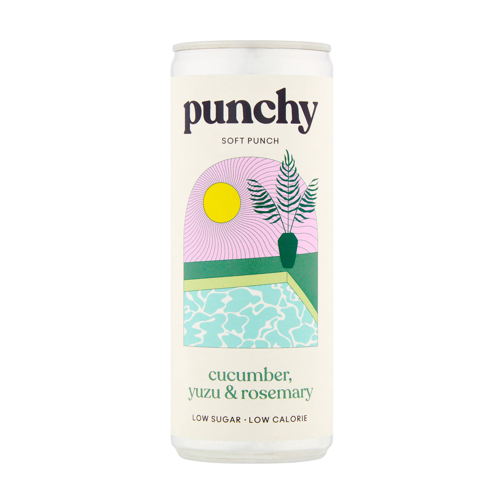 Punchy Drinks Yuzu, Cucumber & Rosemary 250ml