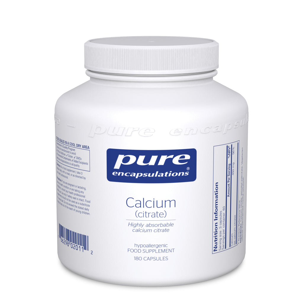 Pure Encapsulations Calcium (citrate) 180 caps