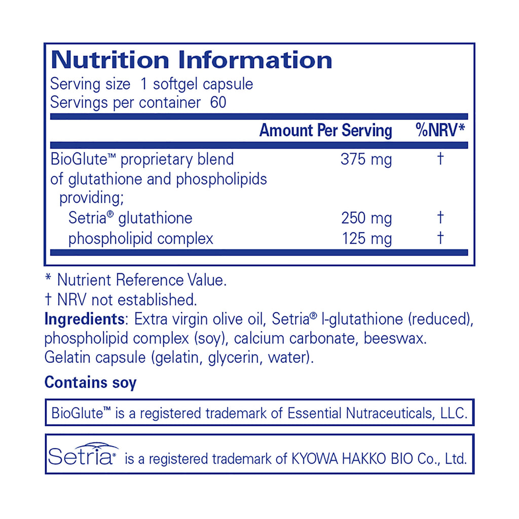 Pure Encapsulations Liposomal Glutathione 60 softgels
