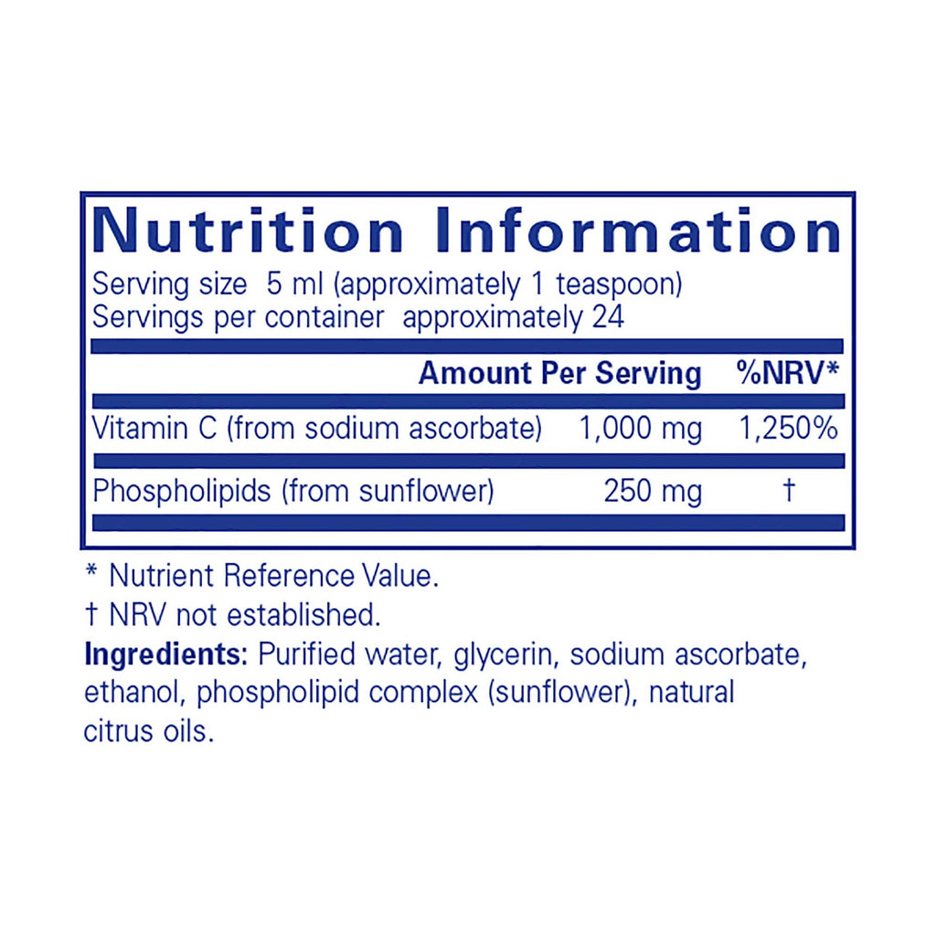 Pure Encapsulations Liposomal Vitamin C Liquid 120ml