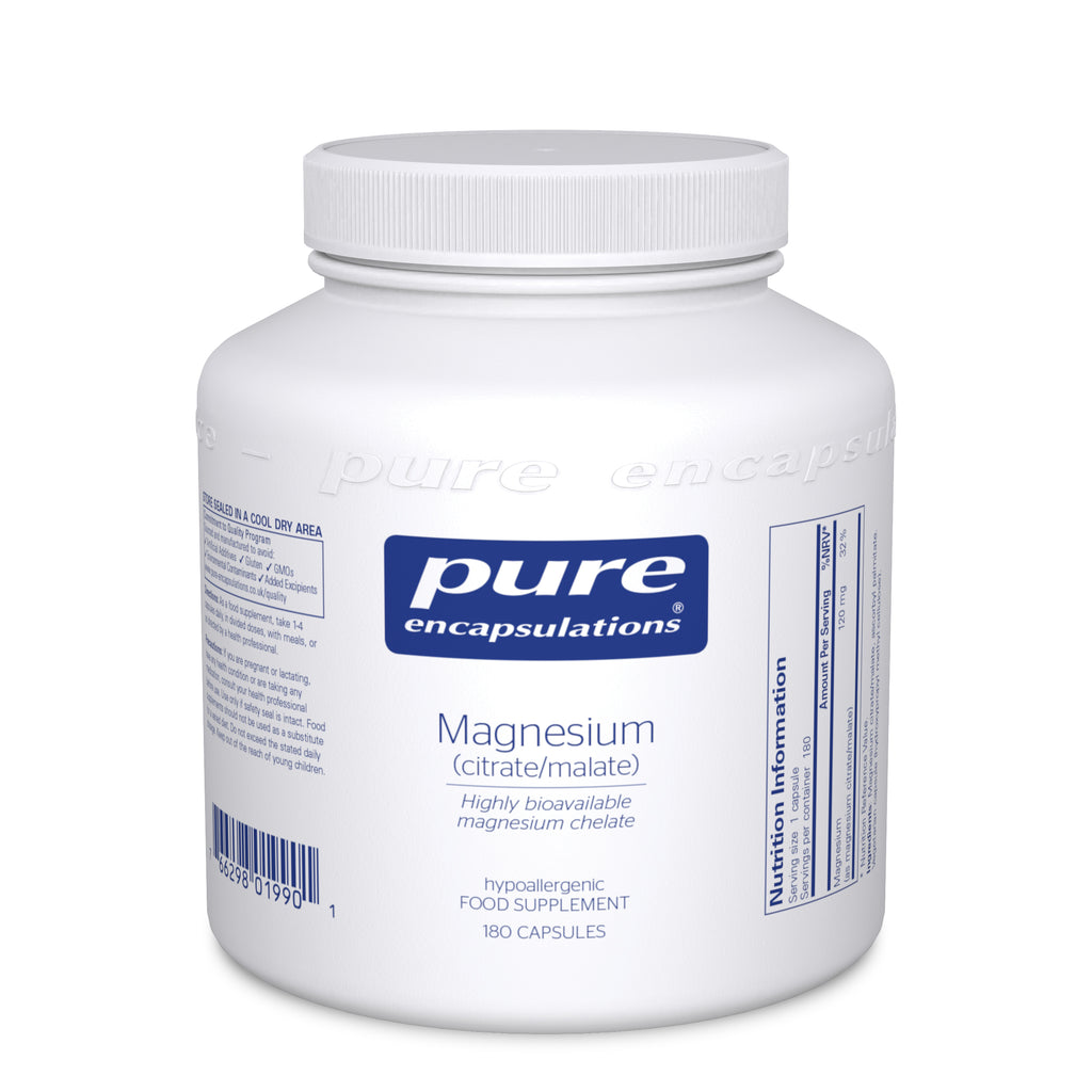 Pure Encapsulations Magnesium (citrate/malate) 180 caps