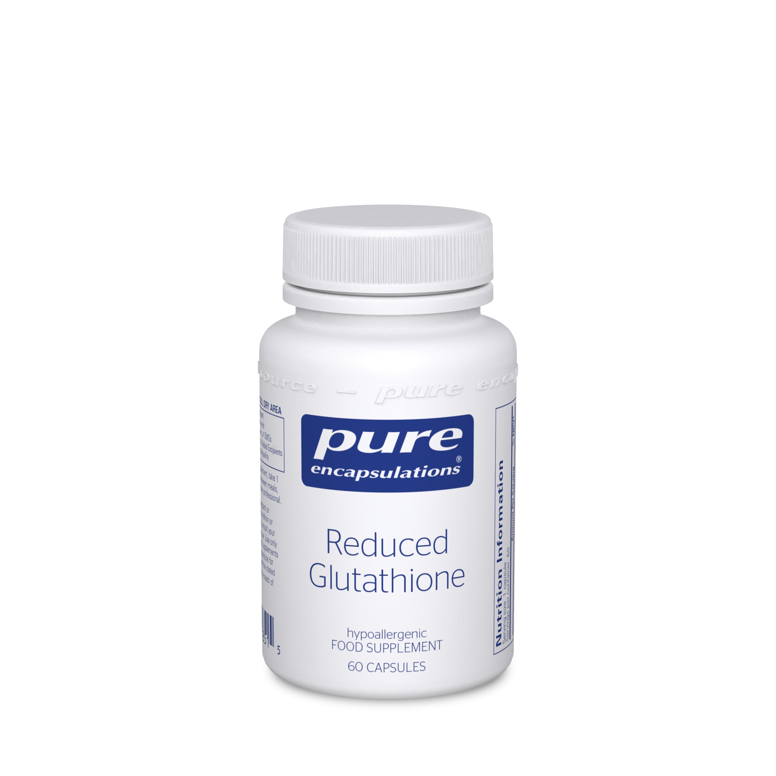Pure Encapsulations Reduced Glutathione 60 | Planet Organic Pure Encapsulations Reduced Glutathione 60 | Planet Organic