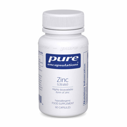 Pure Encapsulations Zinc (citrate) 60 caps