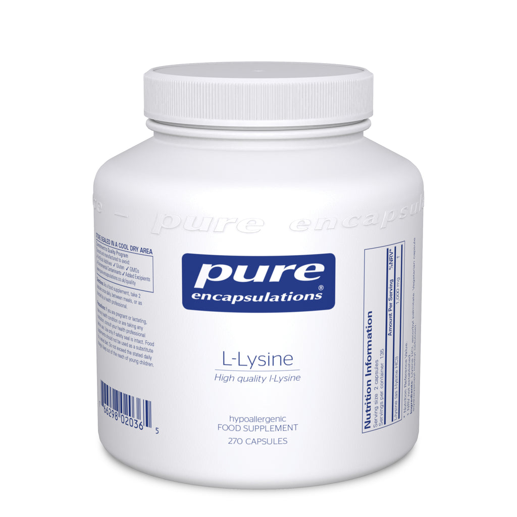 Pure l-Lysine 270 caps