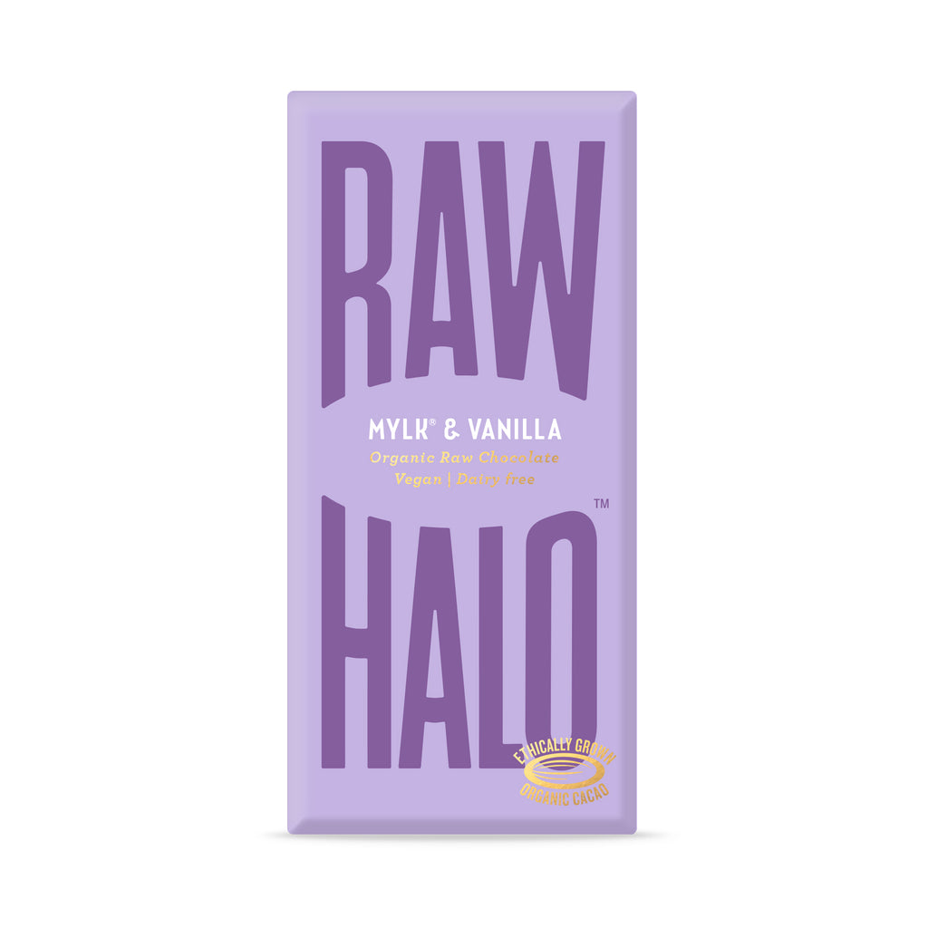 Raw Halo Mylk & Vanilla Raw Chocolate Bar 70g