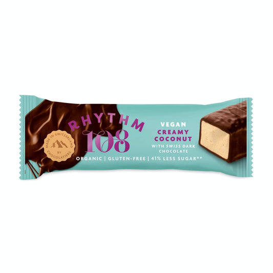 Rhythm 108 Swiss Chocolate Bar: Super Coconut 33g