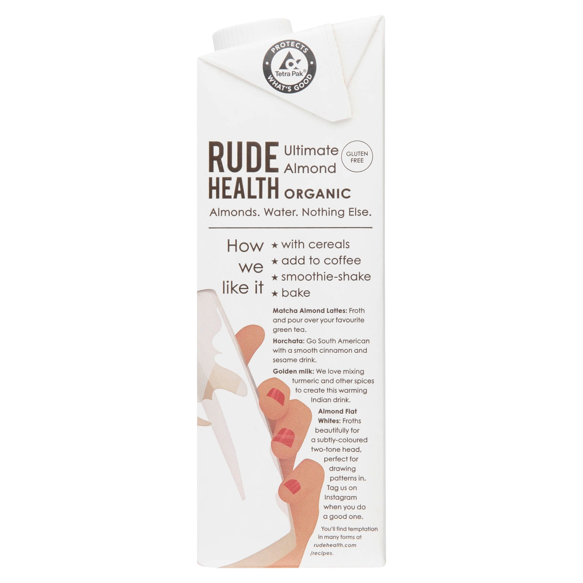 Rude Health Organic Ultimate Almond Drink - 1 Litre