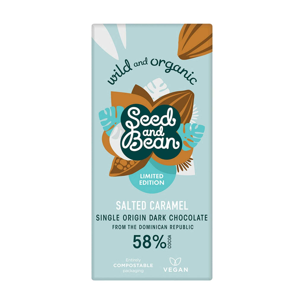 Seed & Bean 58% Sea Salt and Caramel Bar 85g