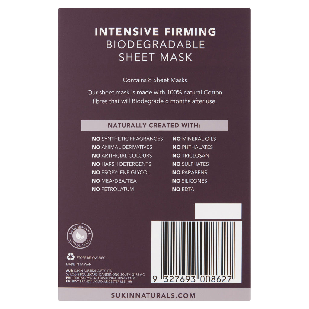 Sukin Purely Ageless Intensive Firming Sheet Mask each
