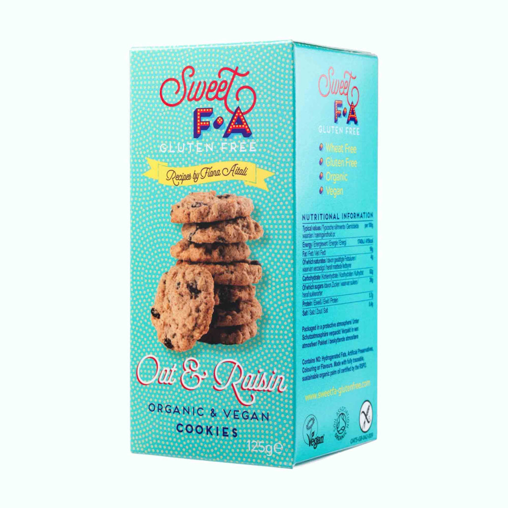 Sweet FA Oat & Raisin Cookies 125g