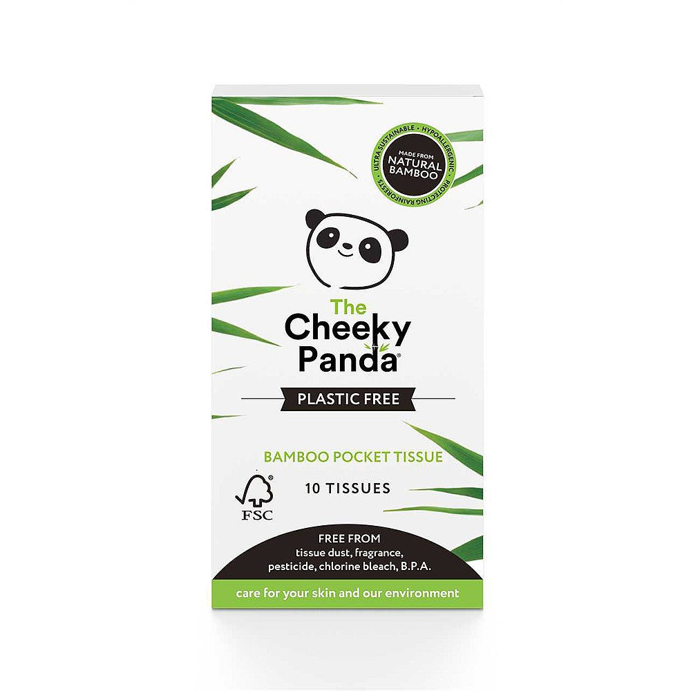 The Cheeky Panda Plastic Free Bamboo Pocket Tissues each