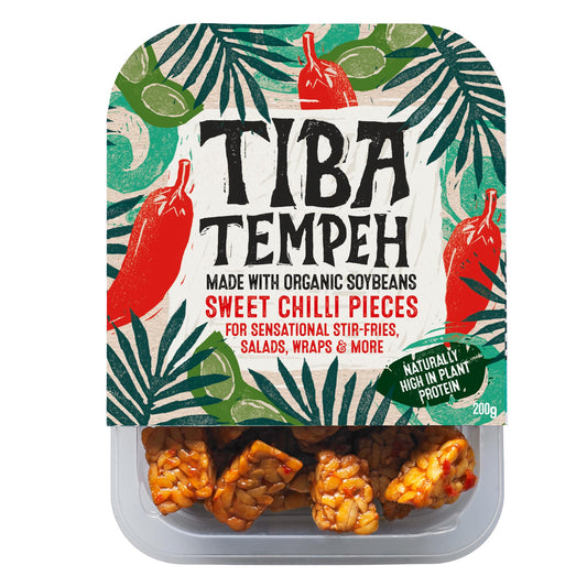 Tiba Tempeh Sweet Chilli Pieces 200g