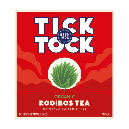 Tick Tock Rooibos Tea 80 Bags