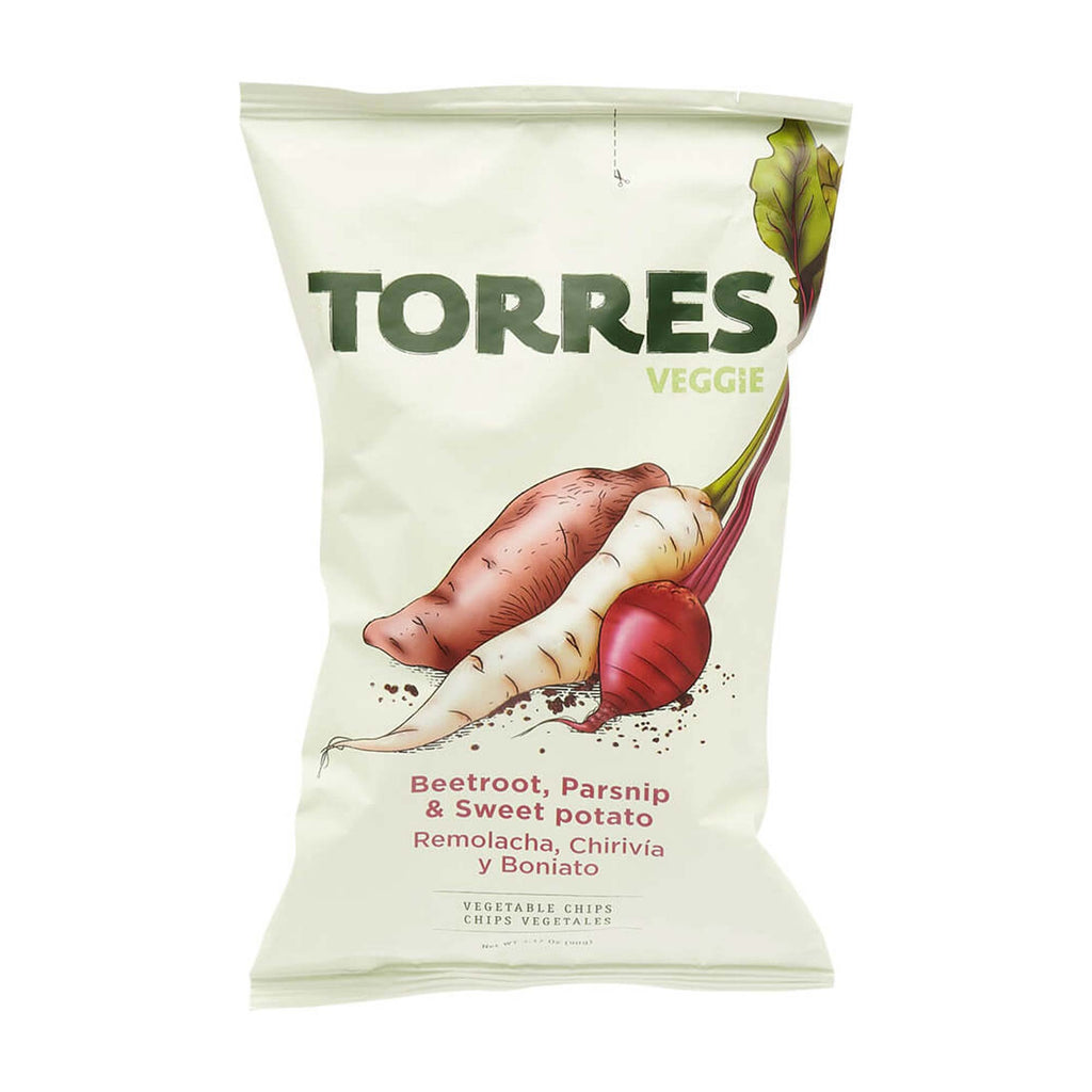 Torres Vegetable Crisps with Beetroot, Parsnip and Sweet Potato 90g