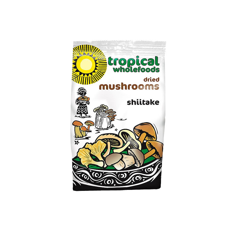 Tropical Wholefoods Dried Shitake Mushrooms 50g