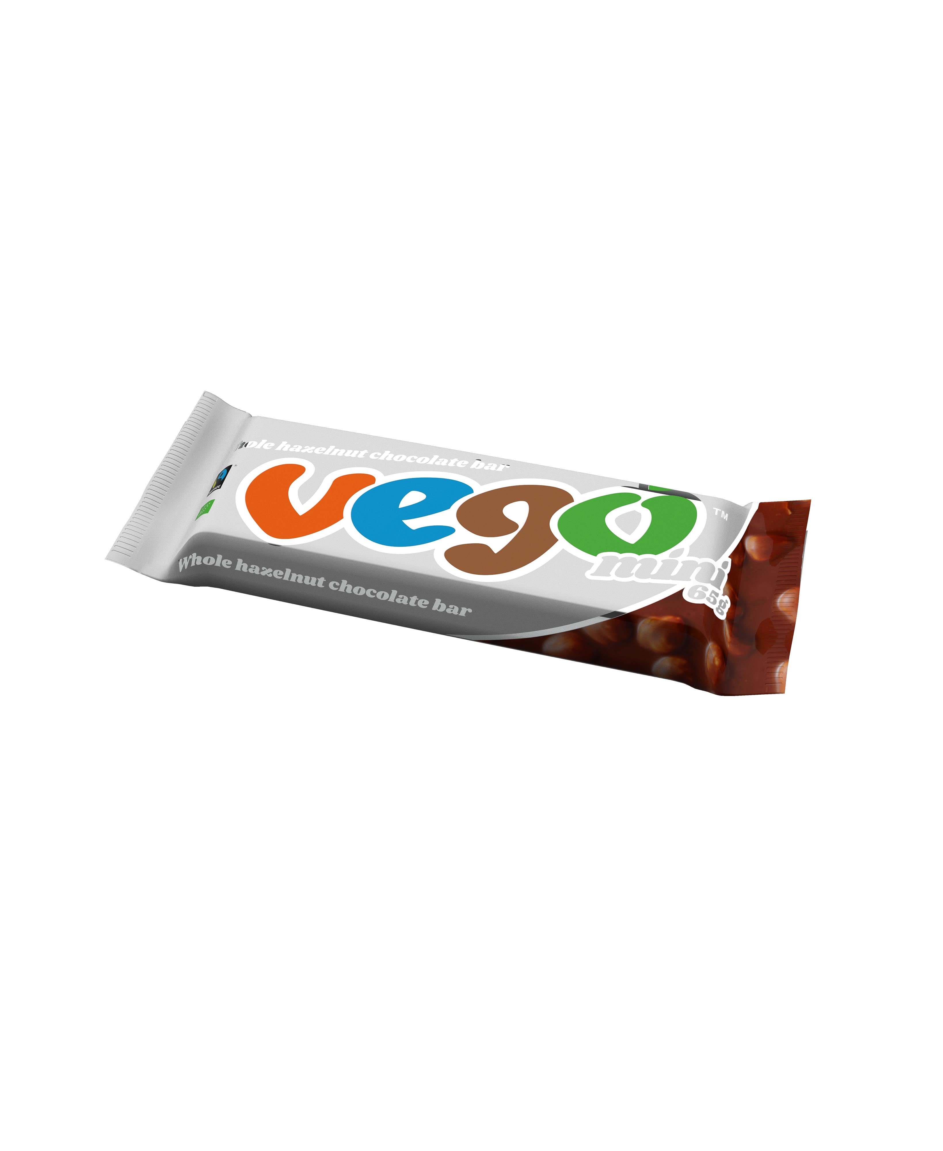 Vego Mini Hazelnut Chocolate Bar 65g Planet Organic