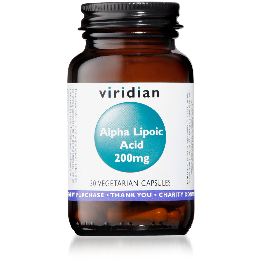 Viridian Alpha Lipoic Acid Veg Caps 30 caps