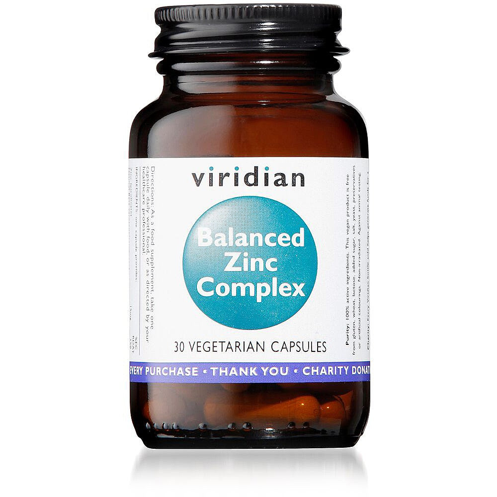 Viridian Balanced Zinc Complex 30 caps