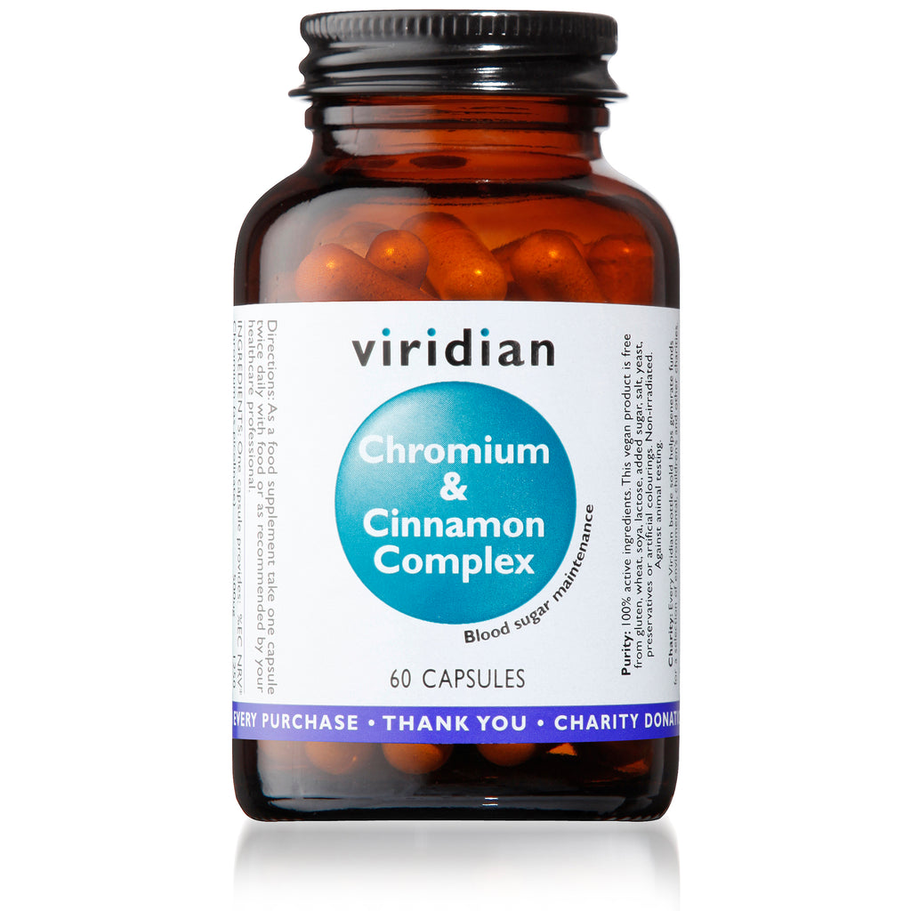 Viridian Chromium and Cinnamon Complex 60caps