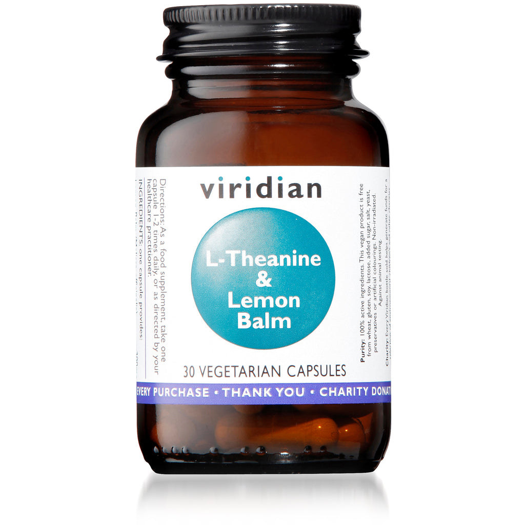 Viridian L-Theanine & Lemon Balm 30 Caps