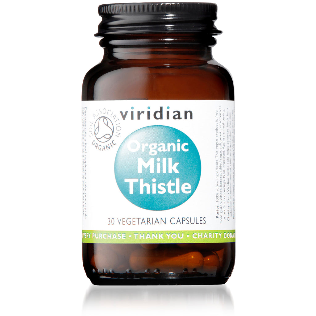 Viridian Milk Thistle 400mg Veg Caps 30 caps