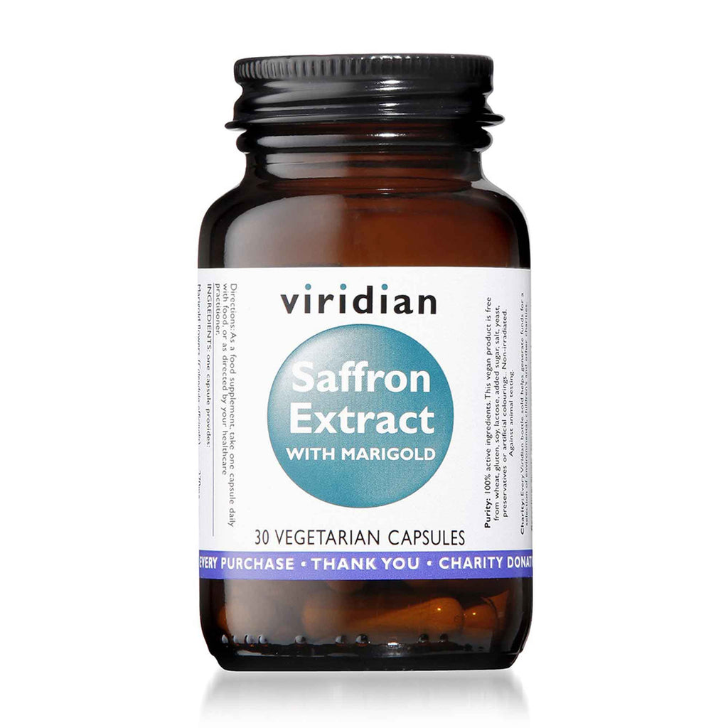 Viridian Saffron Extract with Marigold Veg Caps 30 caps