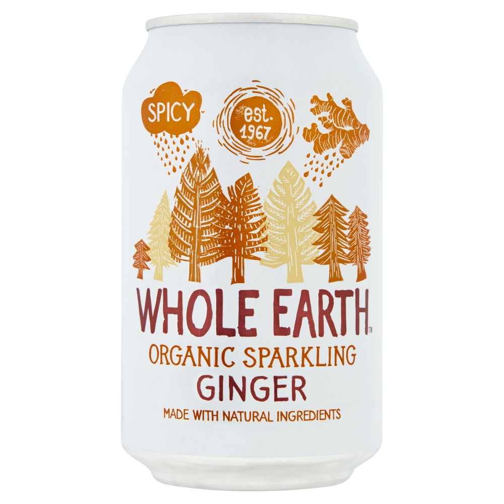 Whole Earth Sparkling Ginger Drink 330ml