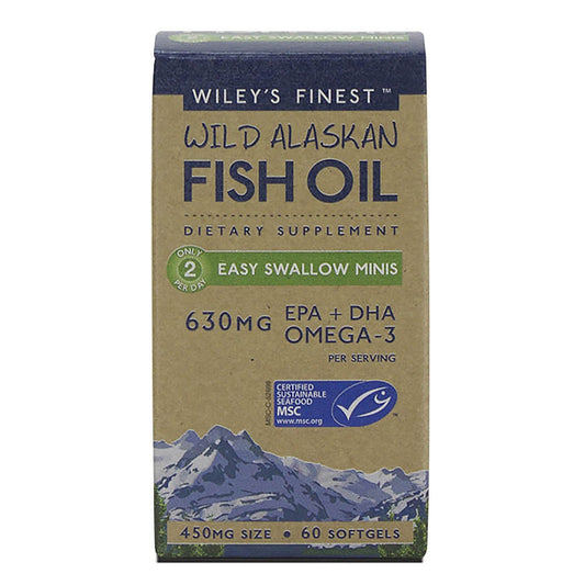 Wiley's Finest Easy Swallow Mini EPA & DHA Omega-3 60 caps